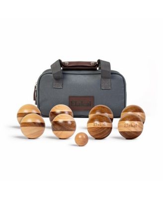 Hevea Wood 72mm Travel Bocce Set
