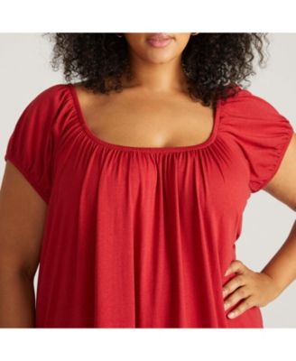 Plus Size Lilian Short Sleep Dress