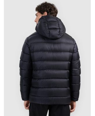 Men's trekking down jacket with natural filling