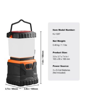 LED Camping Lantern, 1000 Lumens, 360° Illumination, 4 Modes, Battery Powered Light, Outdoor Use