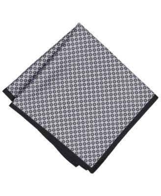 Men's Wells Geometric Pattern Pocket Square