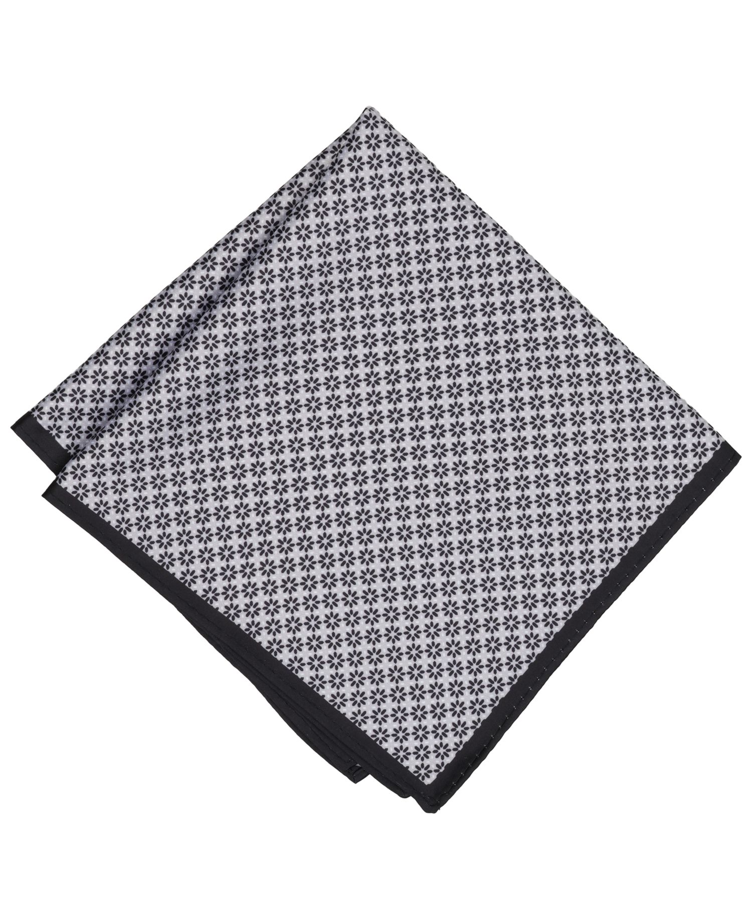 Men's Wells Geometric Pattern Pocket Square