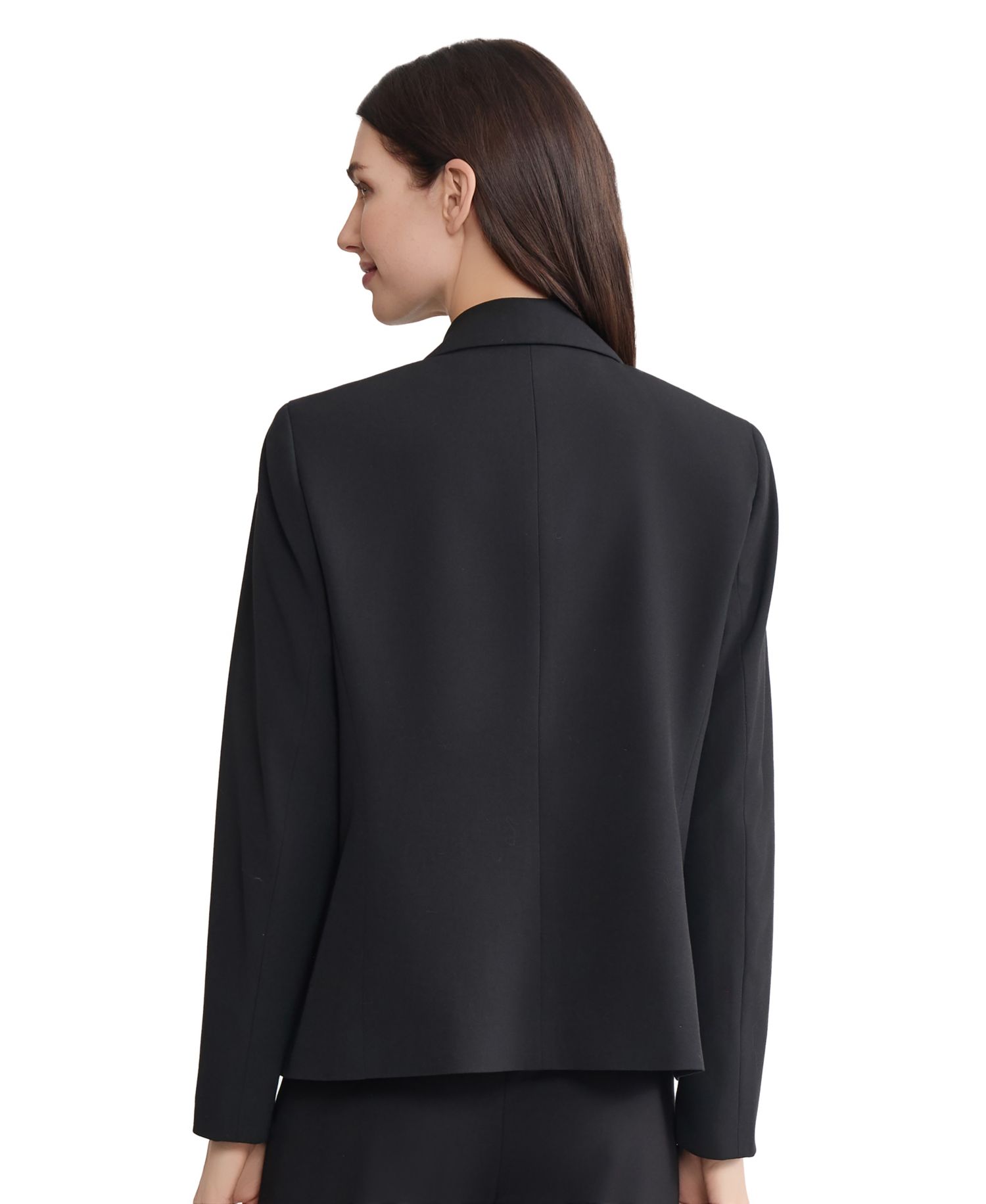Women's Notch Collar Double Breasted Stretch Blazer