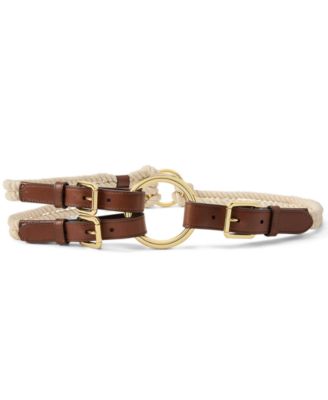 Lauren Ralph Lauren - Rope Ring Tri-Strap Belt