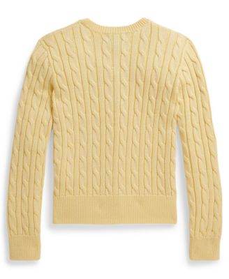 Girls' 2T-6X Club Collar Fun Sweater