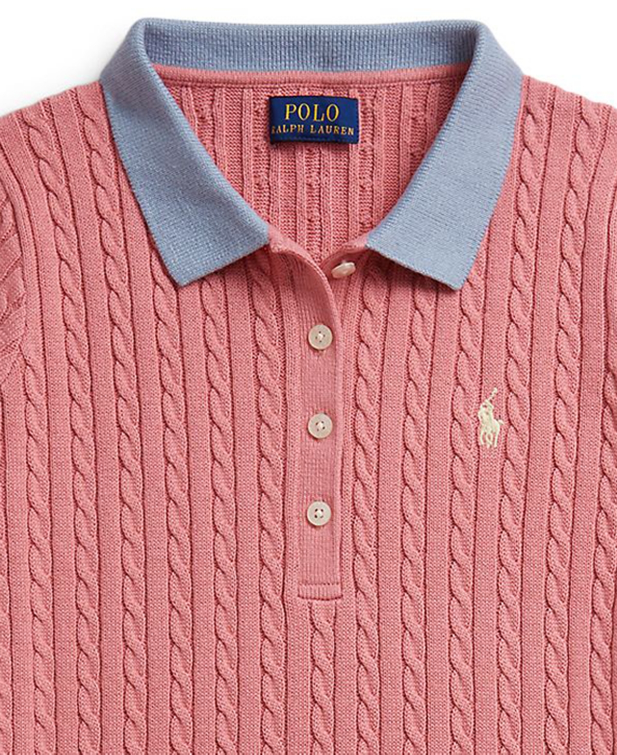 Polo Ralph Lauren Girls' 7-16 Mini-Cable Sweater Dress