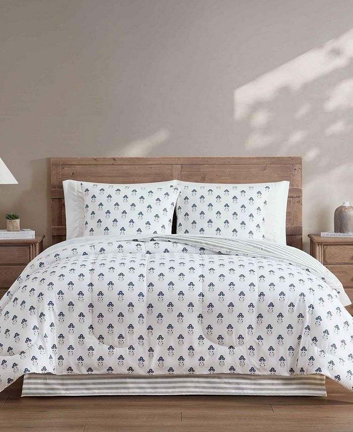 8-Piece Macy's Fingal Reversible Comforter Set (King, Queen, Full, Twin) only
