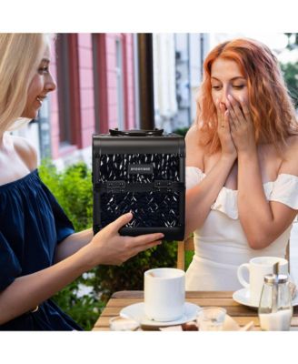 Makeup Train Case Kit with Cube Case Cosmetic Organizer 