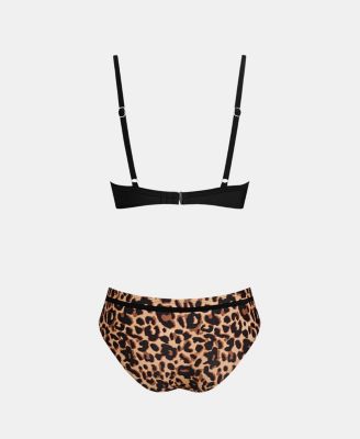 Women's Adjustable Strap Soft Cup Bikini Set