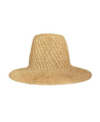 The Nina Raffia Hat In Beige