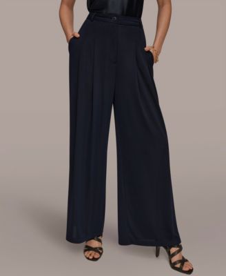 Women's Pleated Zip-Fly Pants