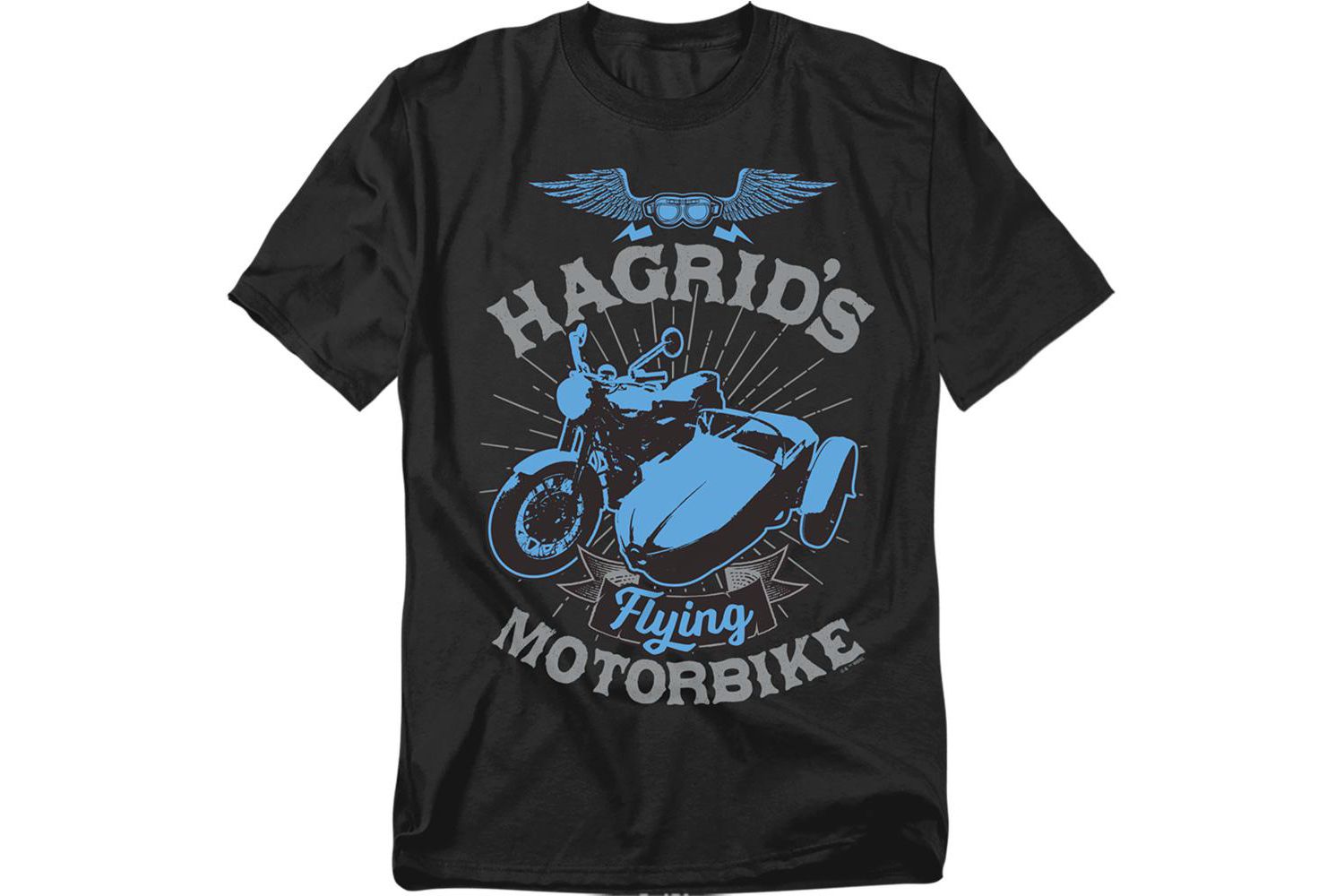 Men's Hagrids Flying Motorbike T Shirt