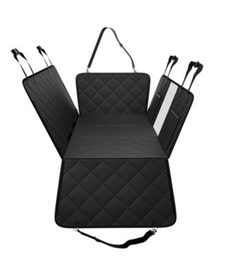 Dog Car Seat Extender | Hard-Bottom Hammock Bed, Mesh Window, 350 lb Support