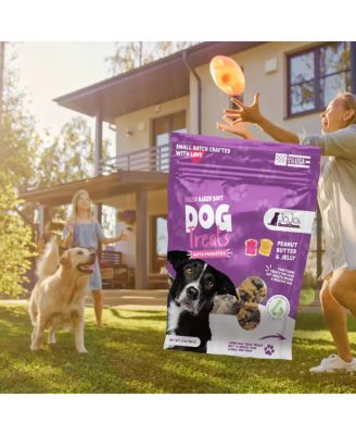 JoJo Good Chews Peanut Butter & Jelly Soft Chew Dog Treats – 5 oz/(2-Pack)