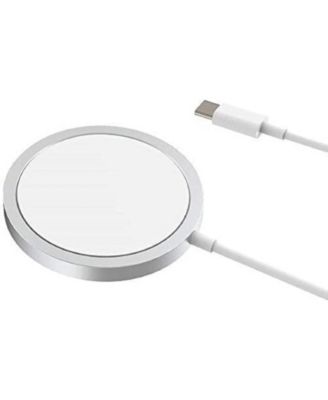 Magnetic Wireless Charger | 15W Magnetic Charging Pad with Built-in 3-Foot USB-C Cable for Charging iPhone 12/12 Pro / 12 Pro Max / 12 Mini
