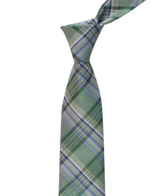 Men's Plaid Pattern Tie