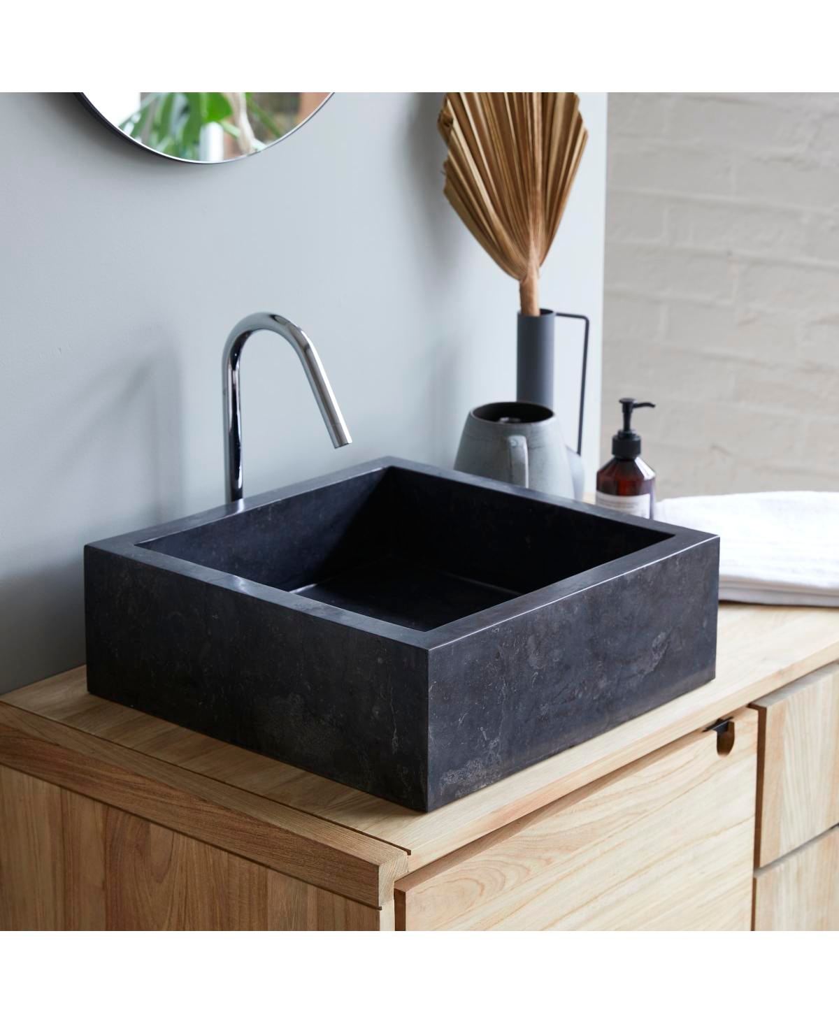 Tikamoon Marble Slats Washbasin