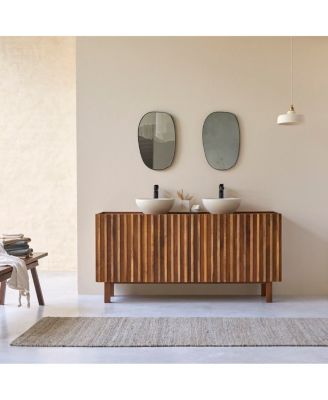 Milo mango wood vanity unit 164 cm