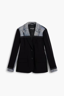 Women's Bimaterial blazer