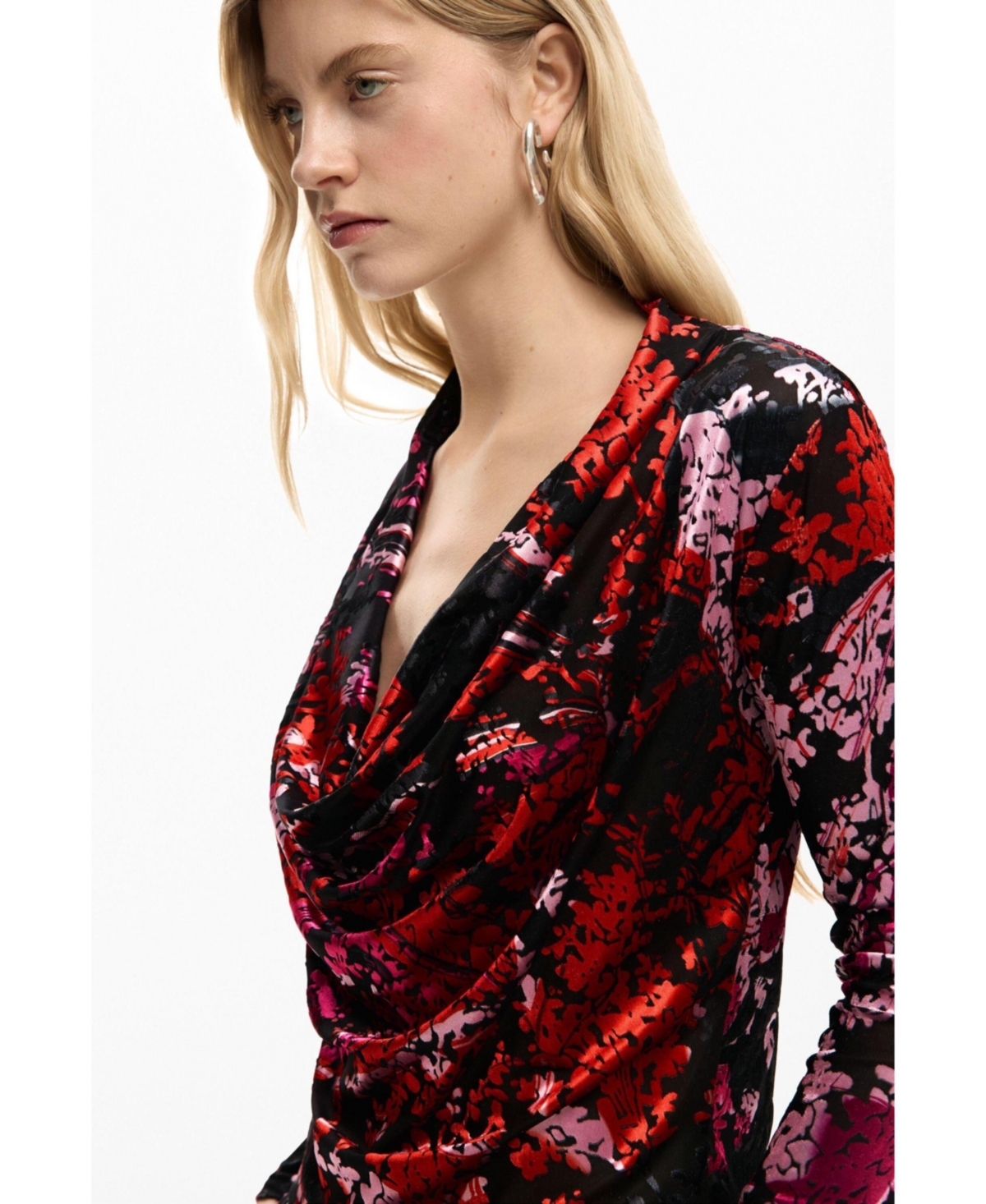 Desigual Women's T-shirt designed by Mr. Christian Lacroix