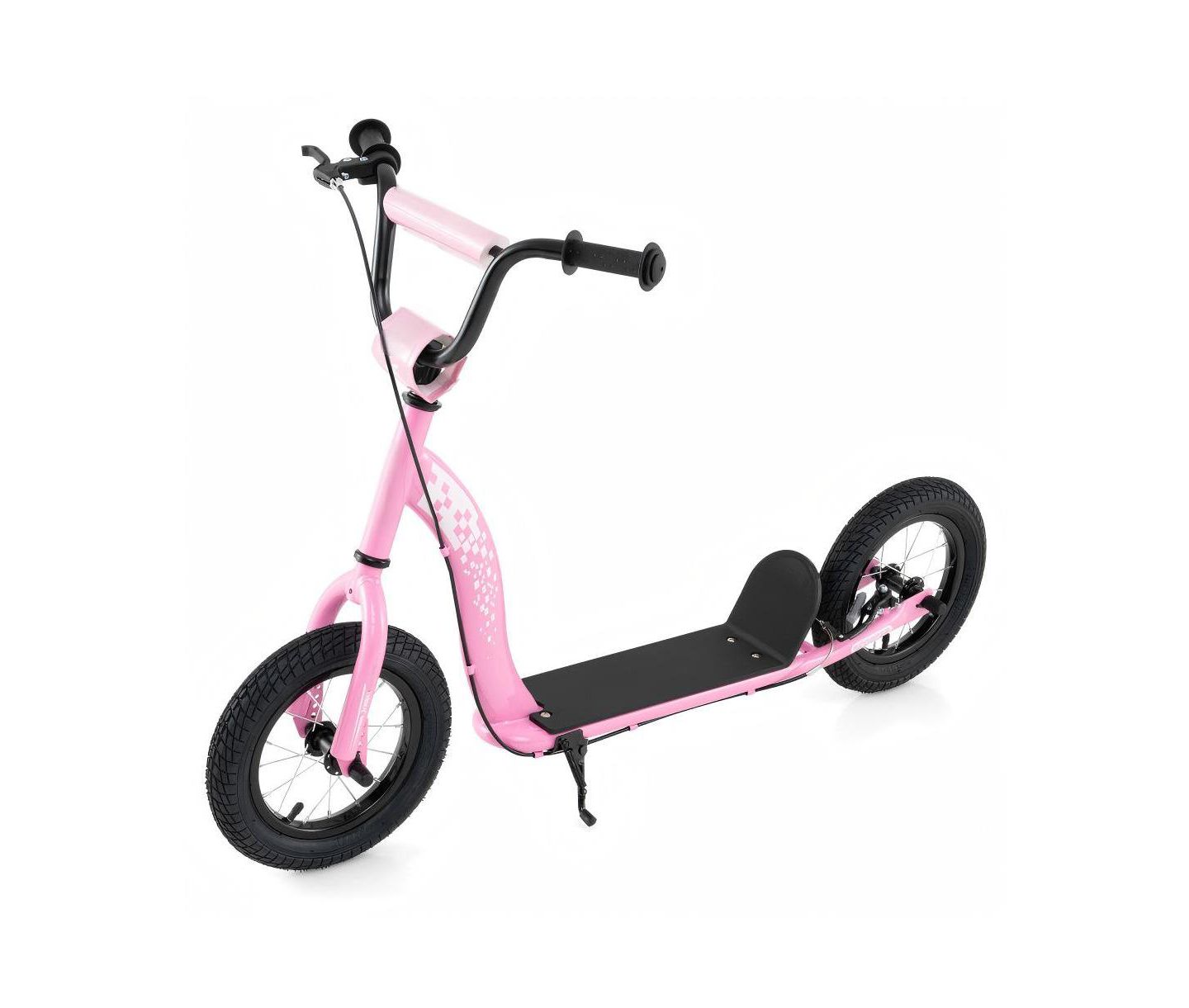 Детская игрушка HONGGE Adjustable Kick Scooter with Inflatable Tires and Rear Brake, 165 lbs Capacity, Ages 8+, цвет: Розовый — фото 1