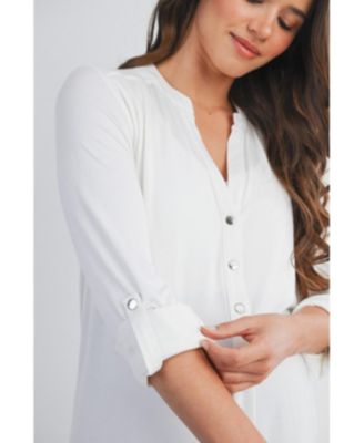 Maternity Henley V Neck Nursing Top