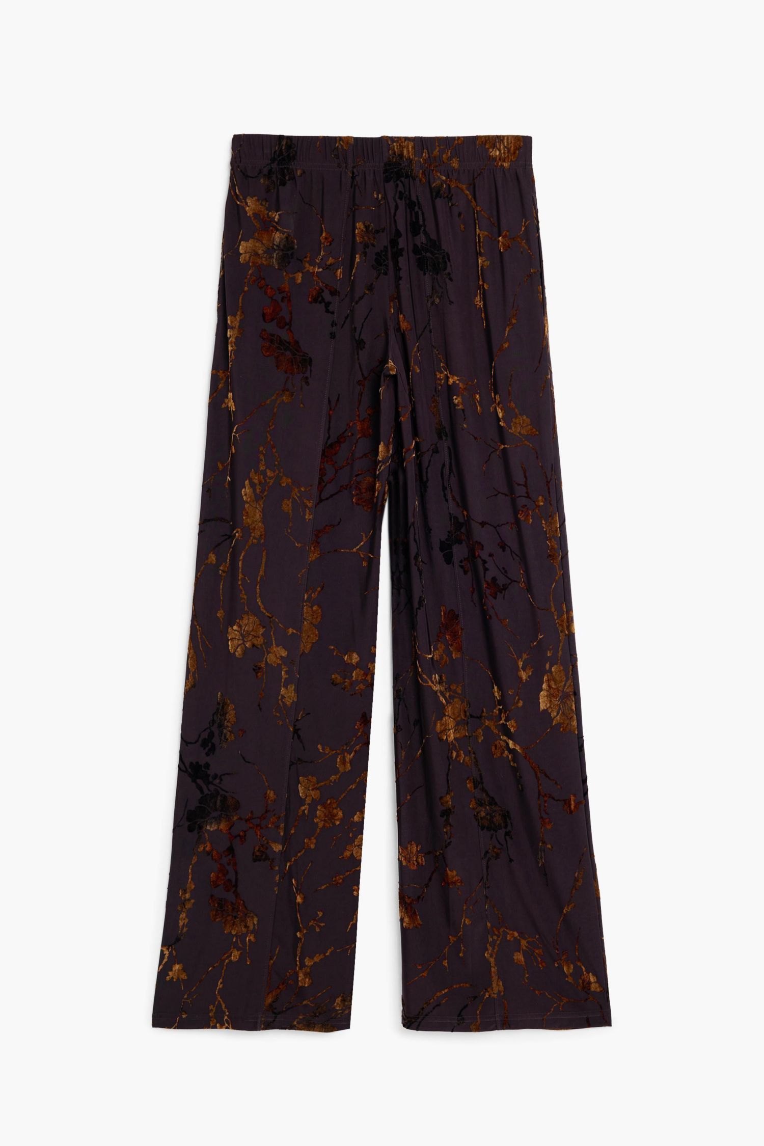 Women's Long flocked trousers