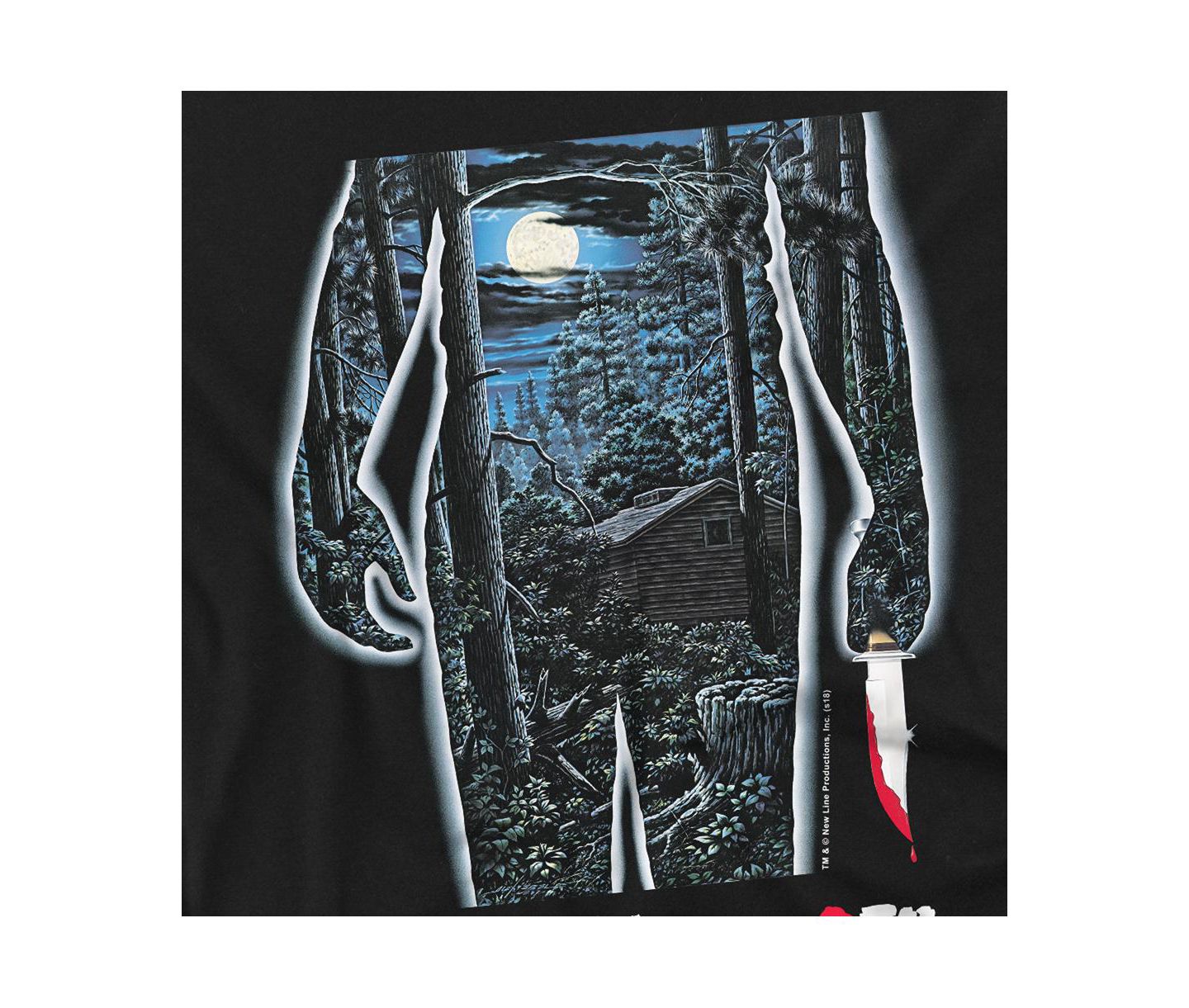Мужская футболка Friday The 13th Poster, цвет: Чёрный — фото 3