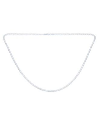 Solid Heavy .925 Sterling Silver 4MM Anchor Mariner Chain Link Necklace