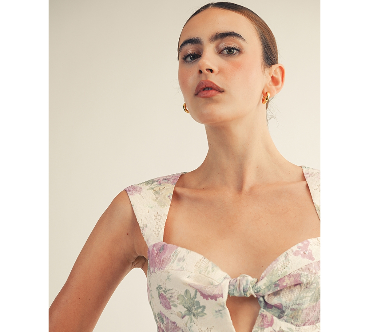 Arose Studio, Inc Women's Chloe Floral Sleeveless Printed Midi Dress