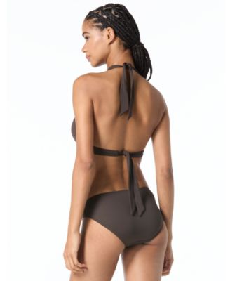 Michael Kors Women's Logo-Ring Halter Bikini Top