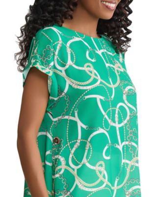 Women's Short-Sleeve Button Top