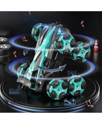 8WD Gesture Control RC Stunt Car with 360° Spins, Drifting, Fog & Light Effects