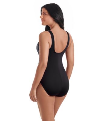 Women's Binded Crewneck One-Piece Swimsuit