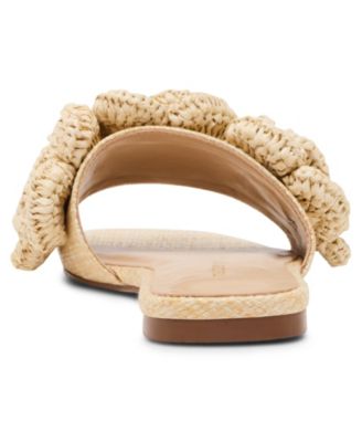 Women's Marisol Raffia Flower Slide Sandals
