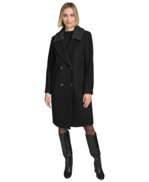 Женские куртки Andrew Marc Women's Sloan Textured Wool Blend Walker