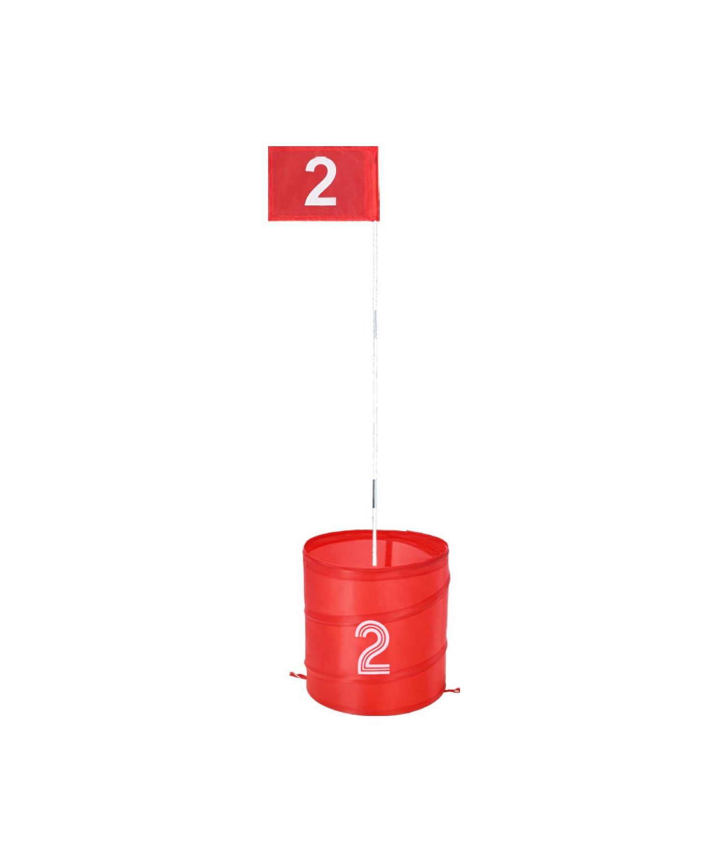 Детские игрушки HONGGE Portable Nine-Hole Golf Yard Game Set with Adjustable Tee Positions, Ages 6+, цвет: Красный — фото 10
