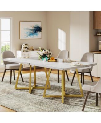 Square Dining Table for 4, 31.5" Industrial Dinner Table with Metal Base, Wood Kitchen Table for Dining Room, Small Space, Apartment