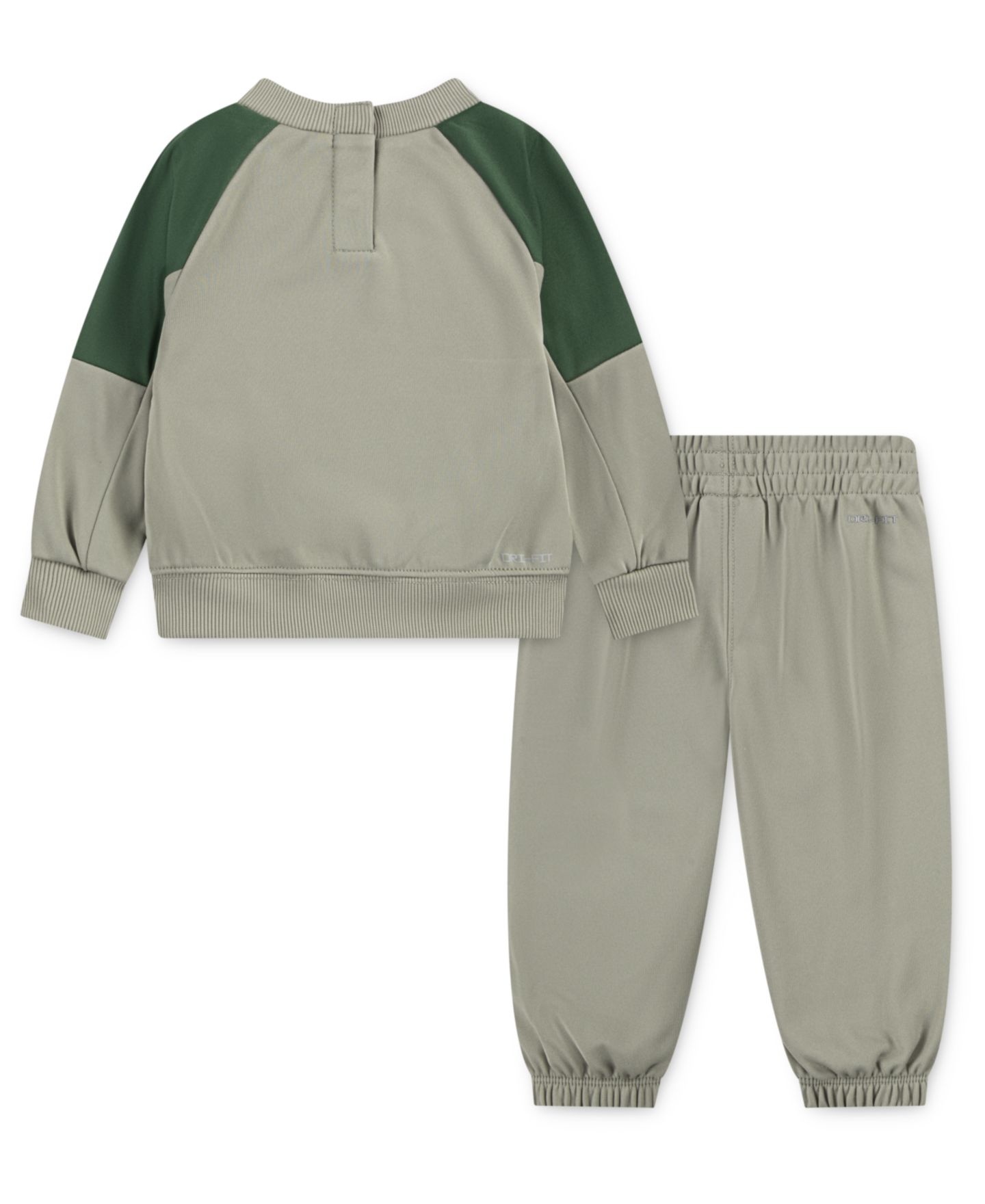 Детский комплект Nike Lifestyle Essentials для малыша: свитшот и джоггеры, 2 предмета, цвет: Оливковый — фото 2