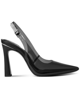 Women's Cinette Vinyl Slingback Heels
