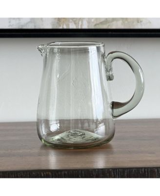 Handblown Glass Pitcher