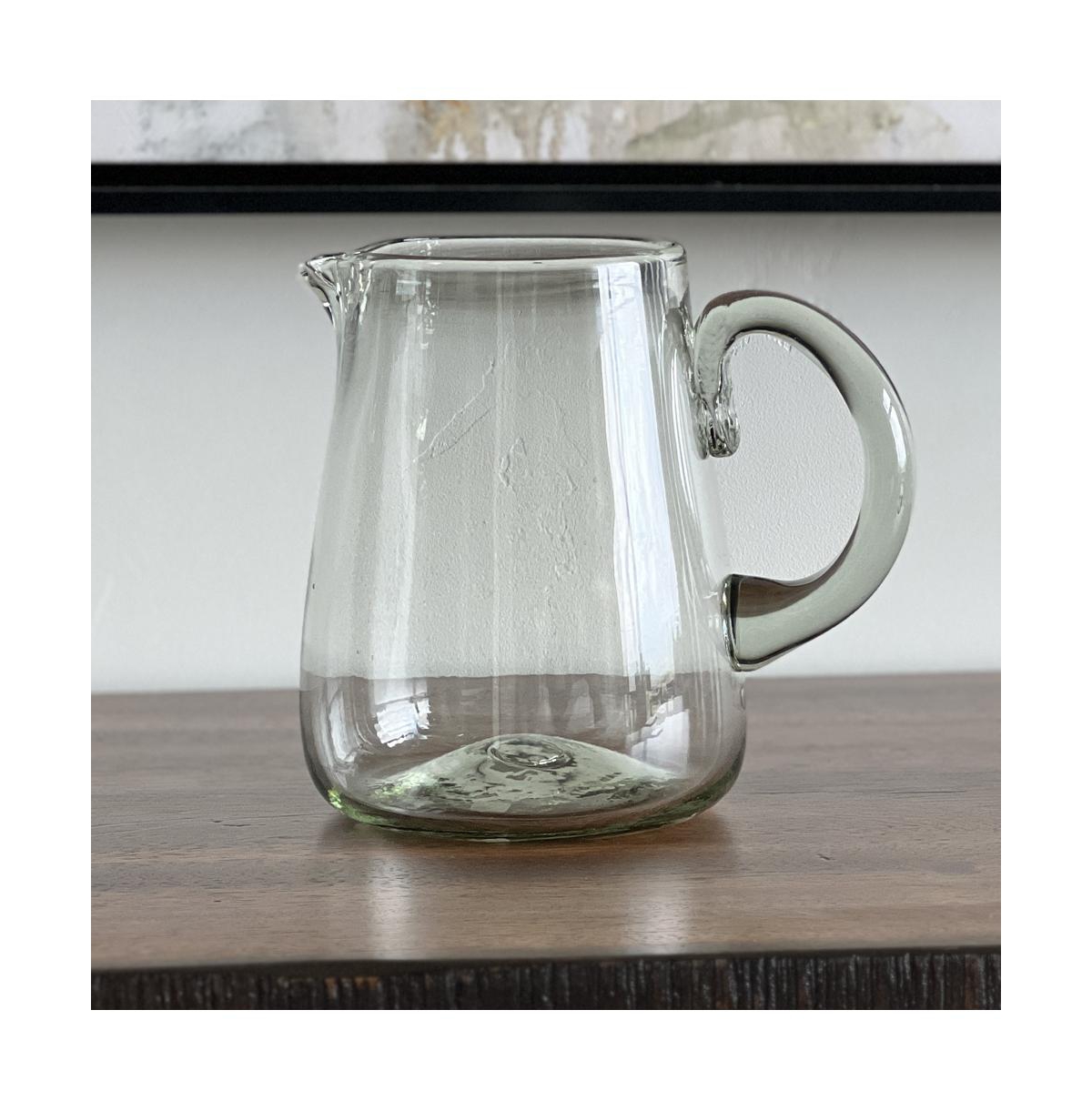 Verve Culture Handblown Glass Pitcher