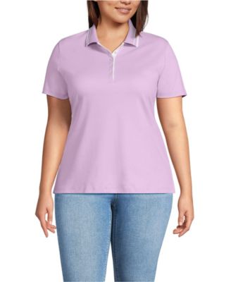 Women's Plus Size Supima Cotton Polo Shirt
