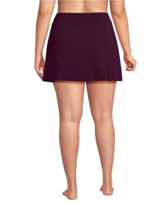Women's Plus Size Tummy Control Swim Skirt