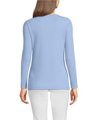 Women's Tall Long Sleeve Micro Rib T-Shirt
