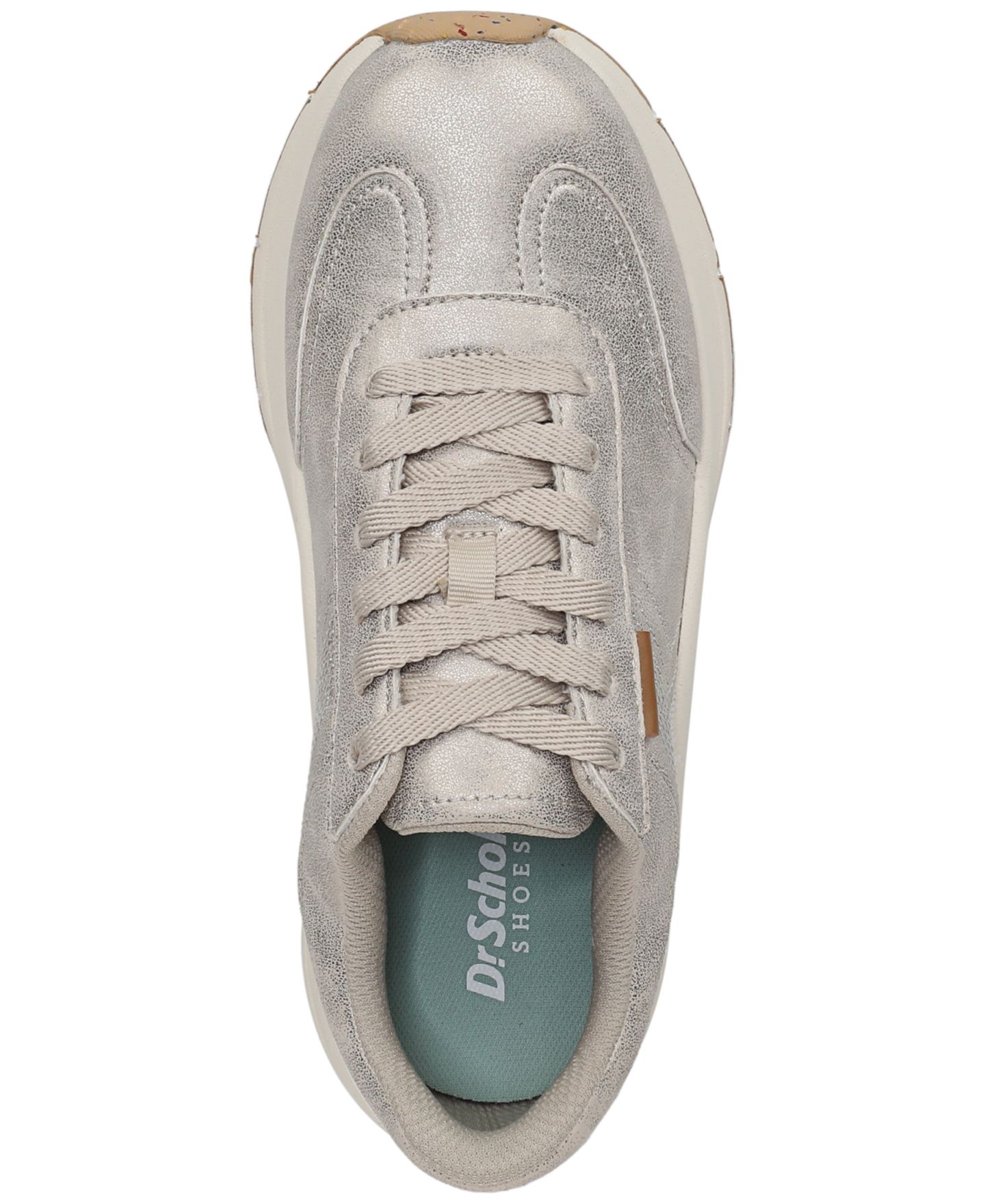 Женские кроссовки Dr. Scholl's Walk Mode Lace-Up, цвет: Шампань бежевая искусственная кожа — фото 4