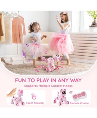 Programmable RC Robot Cat with Touch Control & Interactive Movements