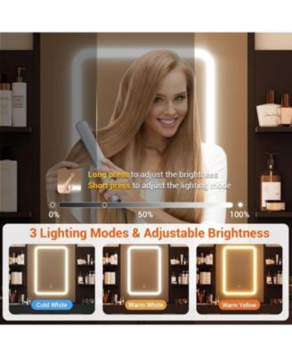 6-Drawer Black Makeup Vanity Set, Mirror with LED Lights, USB Charging, Vanity Stool, Bedroom, Dressing Room