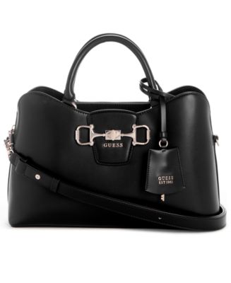 GUESSバッグ GUESS Janie Zip-Top Girlfriend Medium Satchel Handbag - Macy's