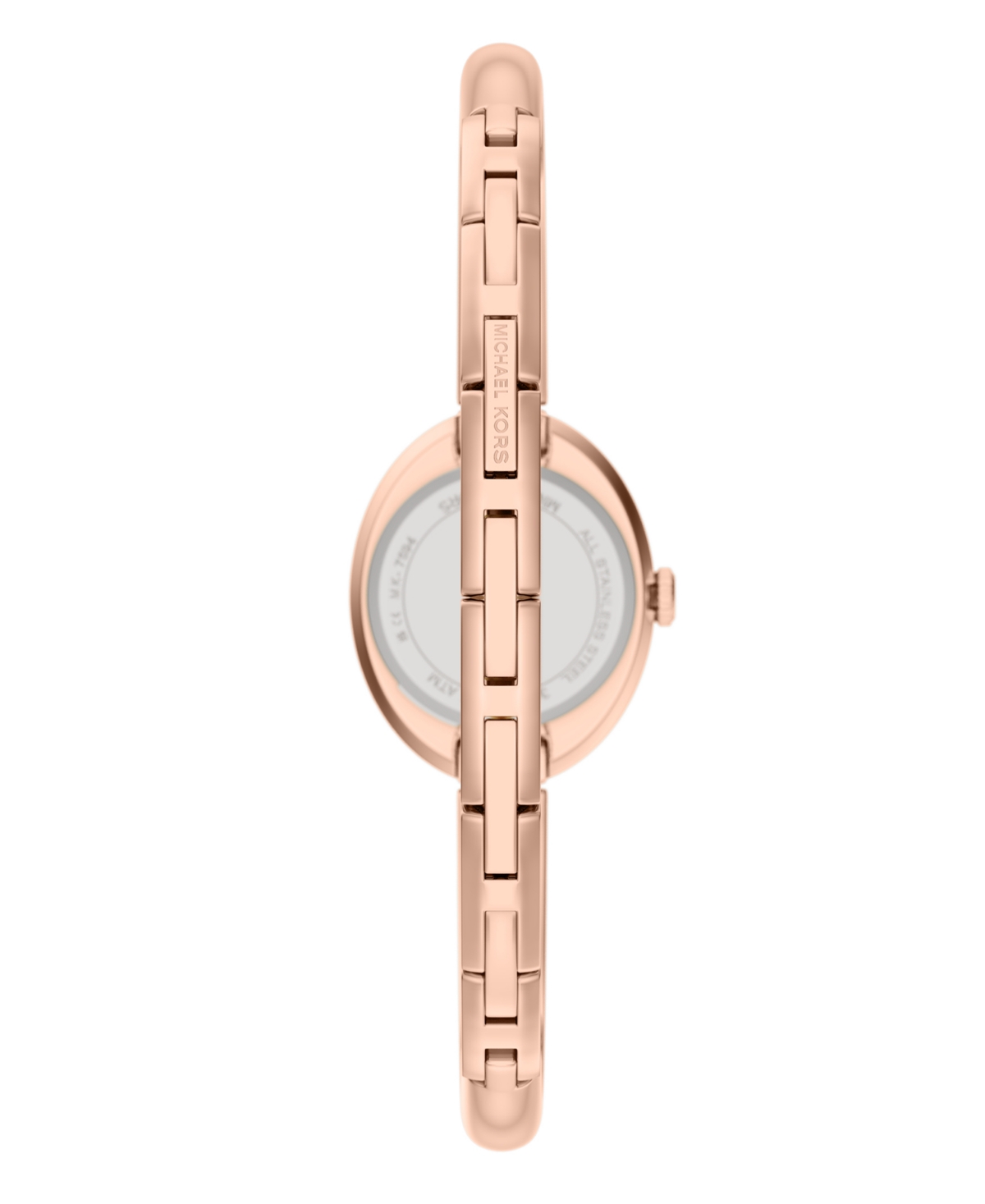 Michael Kors Women's Maude Three-Hand Rose Gold-Tone Stainless Steel Watch, 21mm